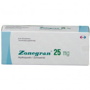 Купить Зонегран (Зонисамид) 25 мг Франция капсулы №14 в Омске